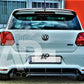 VW Polo MK5 Car Rear Roof Spoiler 2009-2017 WRC Style Gloss Black