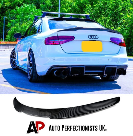 Audi A4 B8.5 Car Rear Spoiler 2012-2016 M4 Style Carbon Fibre