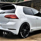 VW Golf MK7 MK7.5 Car Rear Roof Spoiler 2013-2020 Aspec Gloss Black