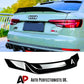 Audi A4 B9 Saloon Car Rear Spoiler 2016-2024 Gloss Black