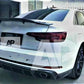 Audi A4 B9 Saloon Car Rear Spoiler 2016-2024 Gloss Black