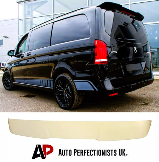 Mercedes V Class Vito Viano Car Rear Roof Spoiler 2014-2022 Unpainted