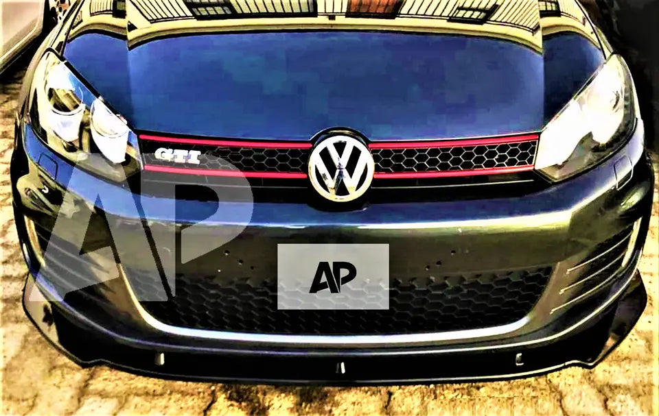 VW Golf MK6 GTD GTI Carbon Fibre Front Splitter 2008-2013 Carbon Fibre