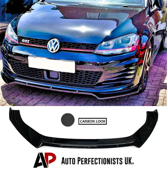 VW Golf MK7 MK7.5 R Front Splitter 2013-2020 Carbon Fibre