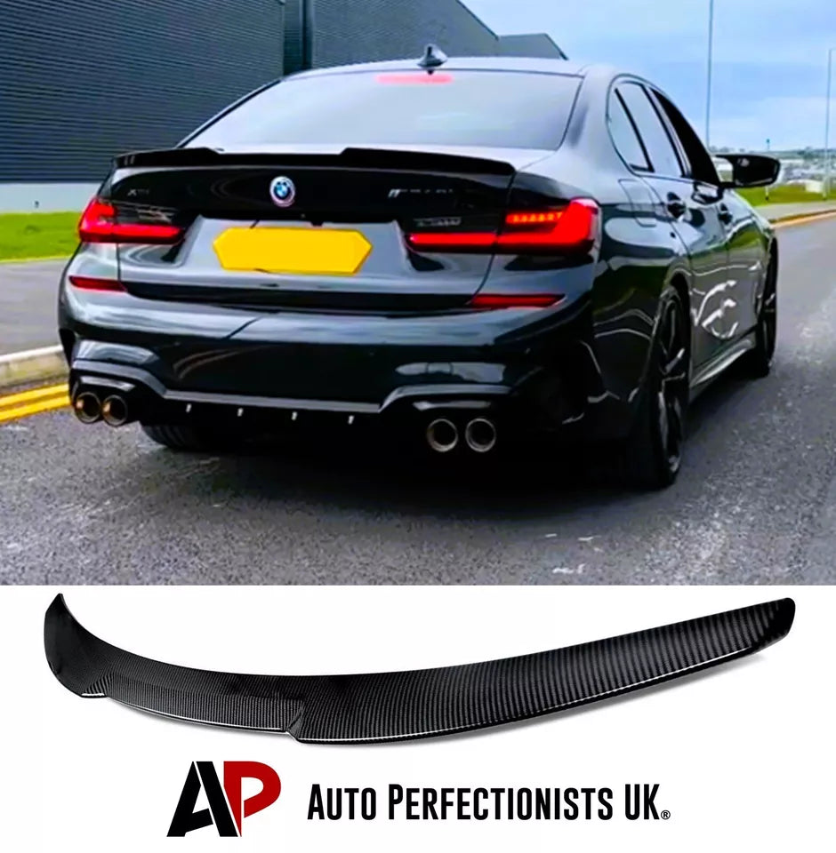 BMW 3 Series M3 G20 Car Rear Spoiler 2018-2024 M4 Style Carbon Fibre
