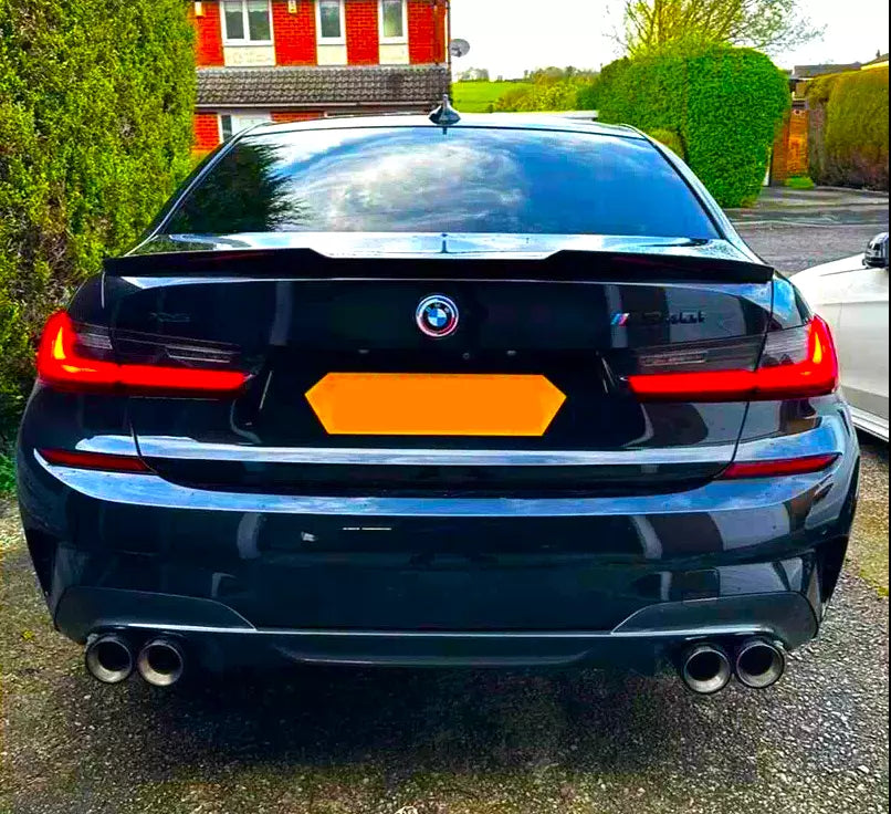 BMW 3 Series M3 G20 Car Rear Spoiler 2018-2024 M4 Style Carbon Fibre