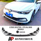 VW Golf MK8 GTI GTD R Line Front Splitter 2020-2024 Carbon Fibre