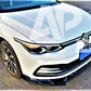 VW Golf MK8 GTI GTD R Line Front Splitter 2020-2024 Carbon Fibre
