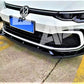 VW Golf MK8 GTI GTD R Line Front Splitter 2020-2024 Carbon Fibre