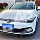 VW Golf MK8 GTI GTD R Line Front Splitter 2020-2024 Carbon Fibre