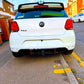 VW Polo MK5 6C Rear Valance Diffuser 2014-2017 Gloss Black