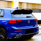 VW Golf MK8 Car Rear Roof Spoiler TSI TDI Gloss Black