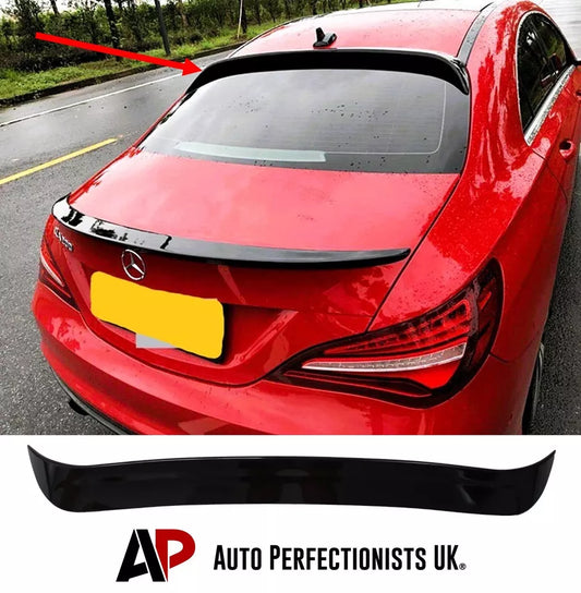 Mercedes CLA Class Car Rear Roof Spoiler 2013-2018 Gloss Black