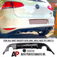 VW Golf GTI MK7 Rear Valance Diffuser 2013-2016 Carbon Fibre Pattern