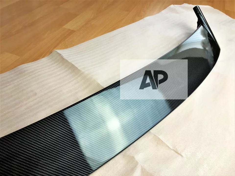 SEAT Ibiza Car Rear Roof Spoiler 2017-2022 Cupra Look Carbon Fibre