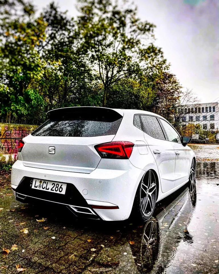 SEAT Ibiza Car Rear Roof Spoiler 2017-2022 Cupra Look Carbon Fibre