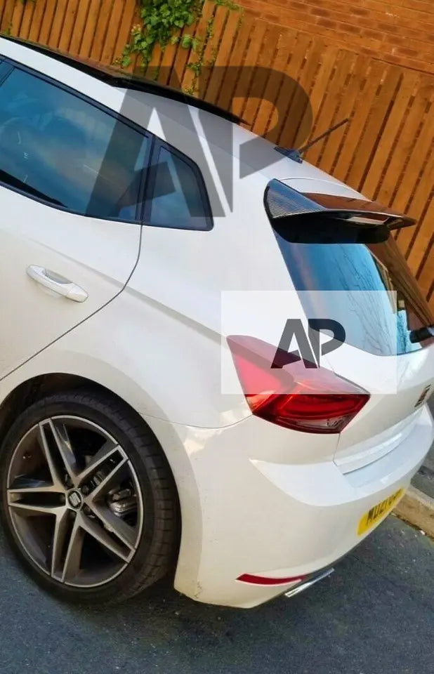 SEAT Ibiza Car Rear Roof Spoiler 2017-2022 Cupra Look Carbon Fibre