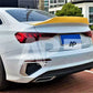 Audi A3 S3 RS3 8Y Saloon Car Rear Spoiler 2020-2024 Gloss Black