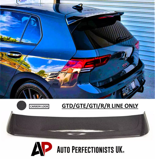 VW Golf MK8 Car Rear Roof Spoiler 2019-2024 Osir Style Carbon Fibre