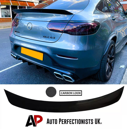 Mercedes GLC Class Coupe GLC63 Car Rear Spoiler 2015-24 Carbon Fibre