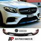 Mercedes E Class E43 E53 W213 Front Splitter 2016-2020 Carbon Fibre