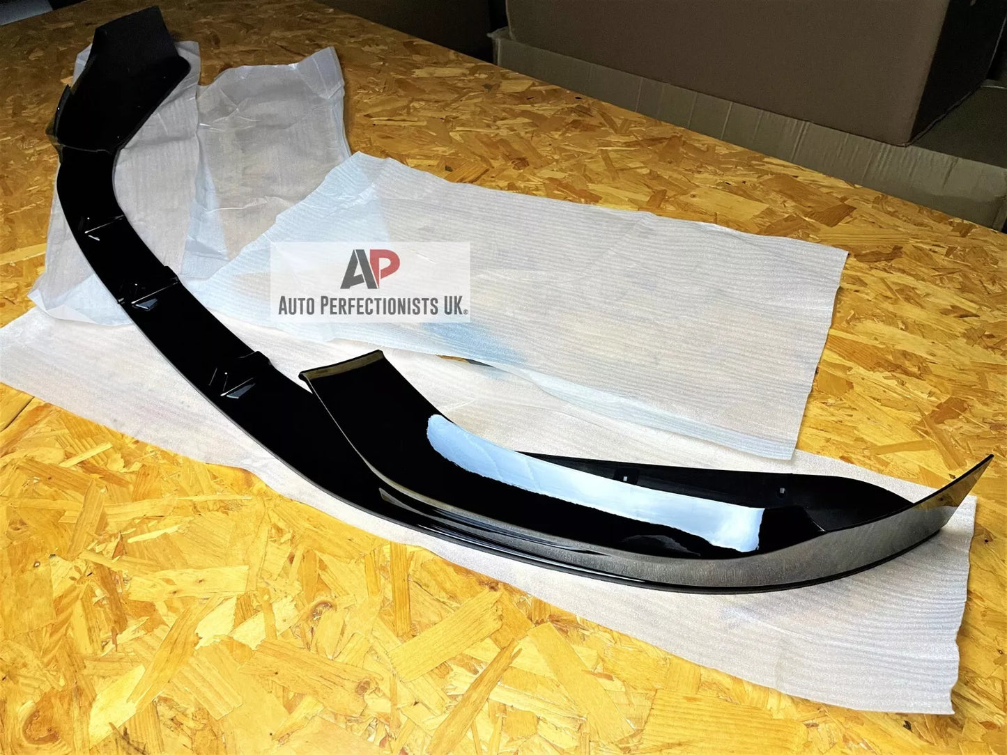 BMW 1 Series F20 F21 LCI Front Splitter 2015-2019 Gloss Black
