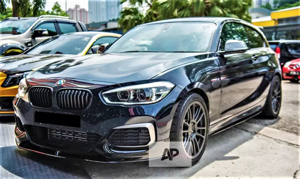 BMW 1 Series F20 F21 LCI Front Splitter 2015-2019 Gloss Black
