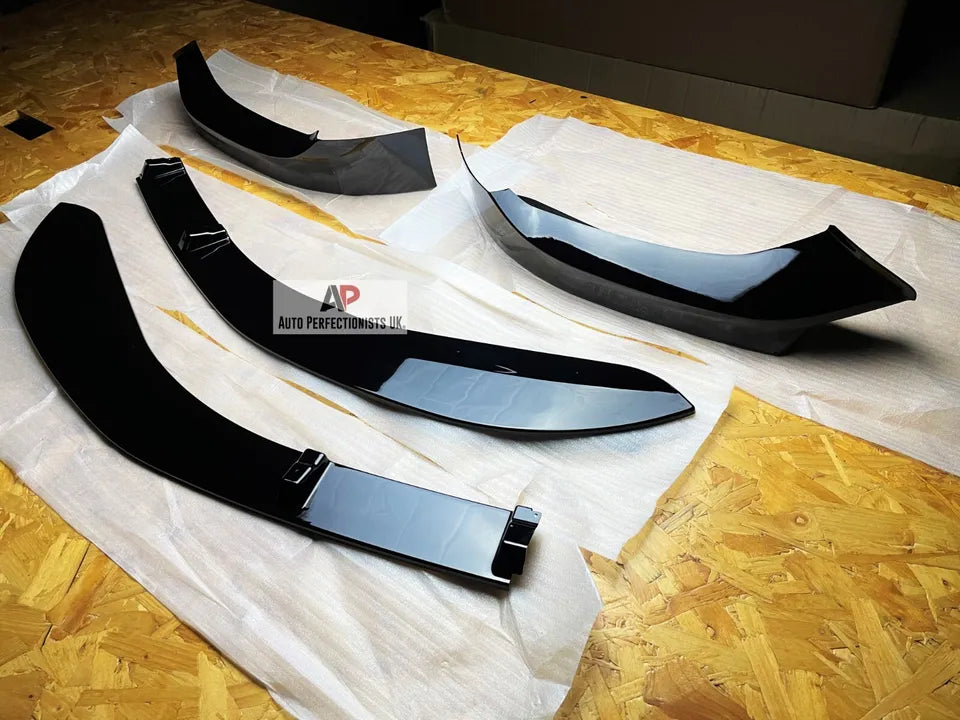 BMW 1 Series F20 F21 LCI Front Splitter 2015-2019 Gloss Black