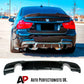BMW 3 Series E90 Rear Valance Diffuser 2004-2013 Gloss Black