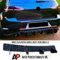 VW Golf GTI Rear Blade Diffuser Side Splitters 2013-2020 Gloss Black
