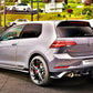 VW Golf MK7.5 TCR Style Rear Diffuser Spoiler ABS Gloss Black