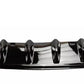 VW Golf GTI Rear Valance Diffuser 2016-2020 TCR Style Gloss Black