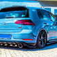 VW Golf MK7.5 TCR Style Rear Diffuser Spoiler ABS Gloss Black