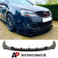 VW Golf MK5 GTI GT TDI Front Splitter 2003-2008 Gloss Black