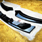 VW Golf MK5 GTI GT TDI Front Splitter 2003-2008 Gloss Black