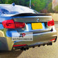 BMW 3 Series F30 Rear Valance Diffuser Dual Exit 2011-2019 Gloss Black