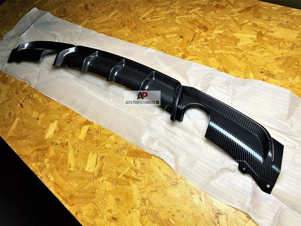 BMW 3 Series Rear Valance Diffuser Dual Exit 2011-2019 Carbon Fibre