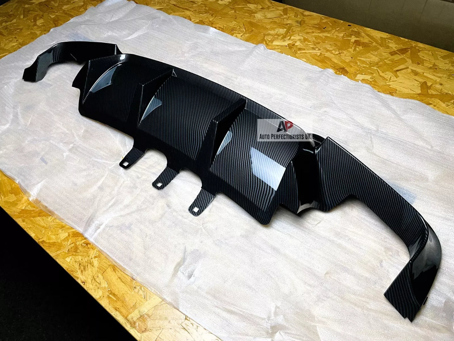 BMW 5 Series Rear Valance Diffuser Quad Exhaust 2010-2017 Carbon Fibre