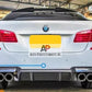 BMW 5 Series Rear Valance Diffuser Quad Exhaust 2010-2017 Carbon Fibre