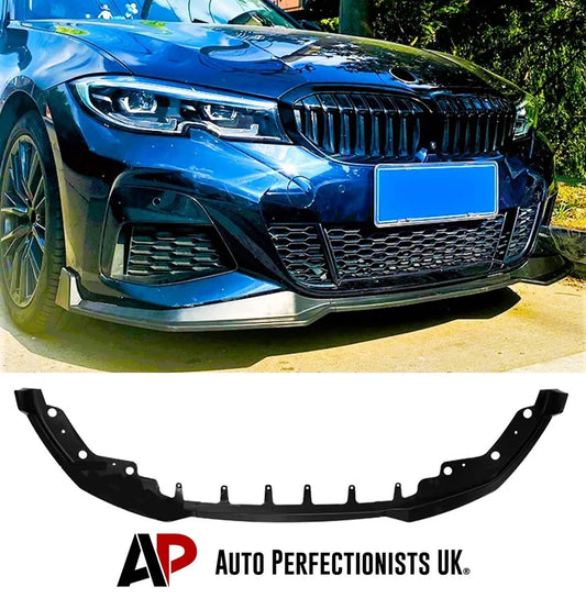 BMW 3 Series G20 G21 Front Splitter 2018-2024 Gloss Black