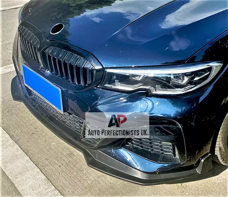 BMW 3 Series G20 G21 Front Splitter 2018-2024 Gloss Black