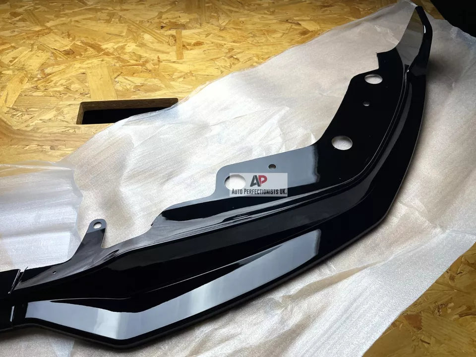 BMW 3 Series G20 G21 Front Splitter 2018-2024 Gloss Black
