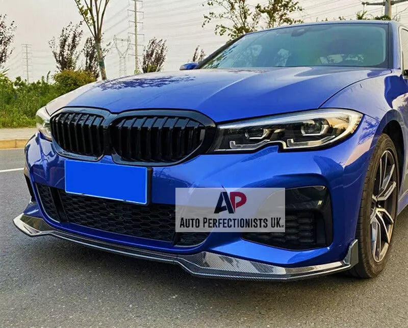 BMW 3 Series G20 G21 Front Splitter 2018-2024 Gloss Black