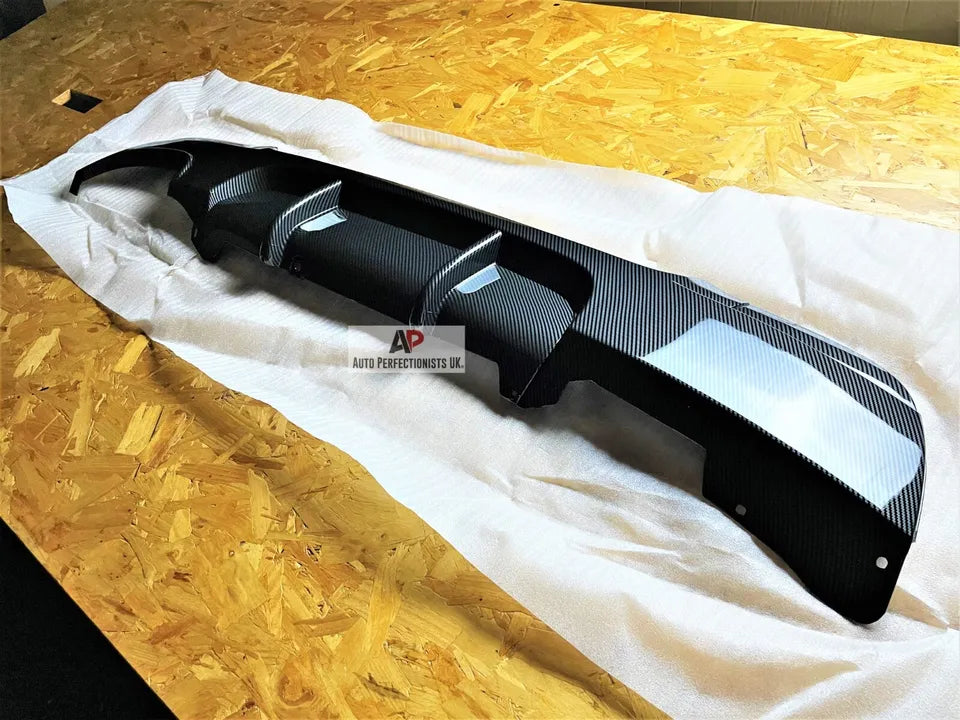 BMW 3 Series Rear Valance Diffuser Spoiler 2004-2012 Carbon Fibre
