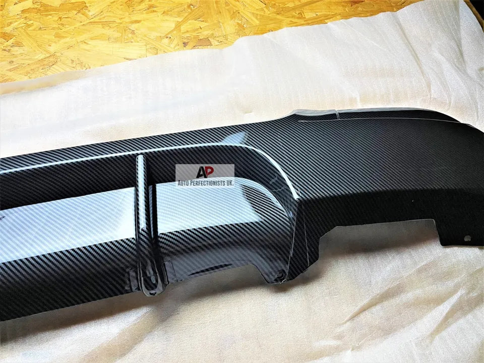 BMW 3 Series Rear Valance Diffuser Spoiler 2004-2012 Carbon Fibre