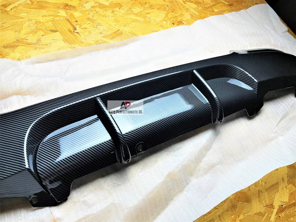 BMW 3 Series Rear Valance Diffuser Spoiler 2004-2012 Carbon Fibre
