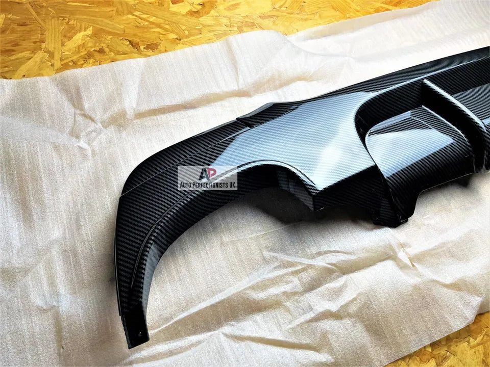 BMW 3 Series Rear Valance Diffuser Spoiler 2004-2012 Carbon Fibre
