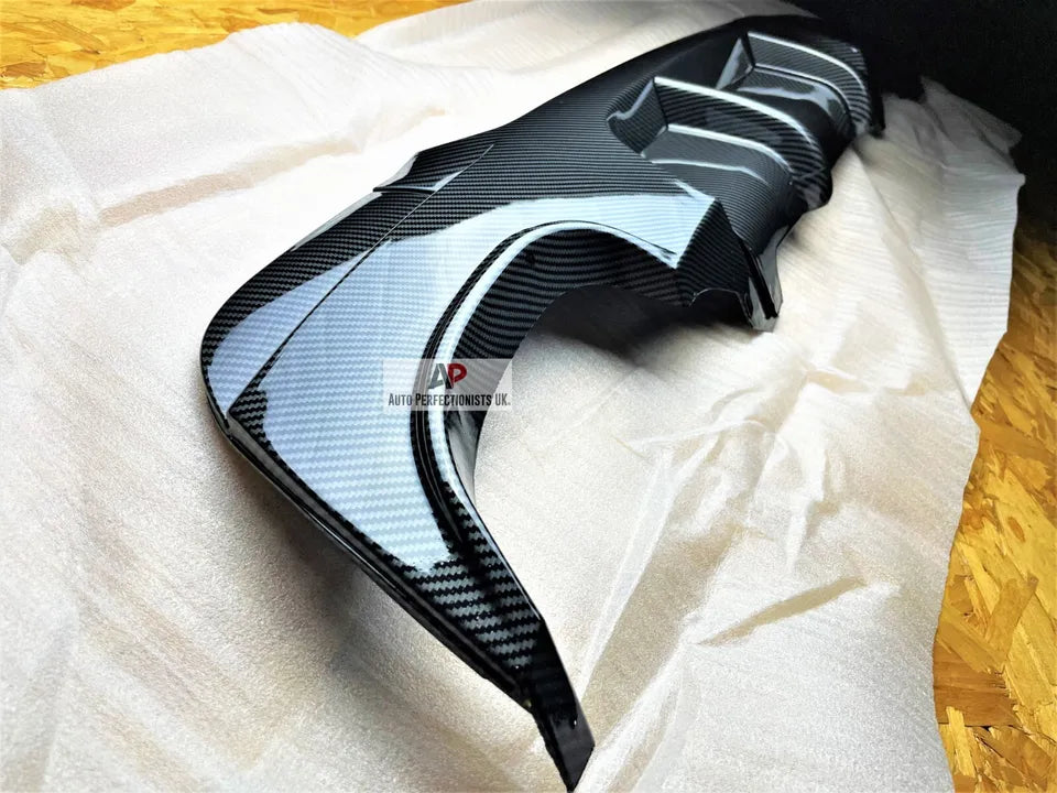BMW 3 Series Rear Valance Diffuser Spoiler 2004-2012 Carbon Fibre