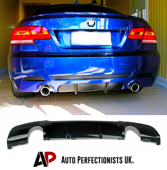 BMW 3 Series E92 Rear Valance Diffuser 2004-2012 Gloss Black