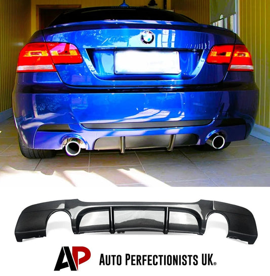 BMW 3 Series E92 Rear Valance Diffuser Spoiler 2004-2012 Carbon Fibre